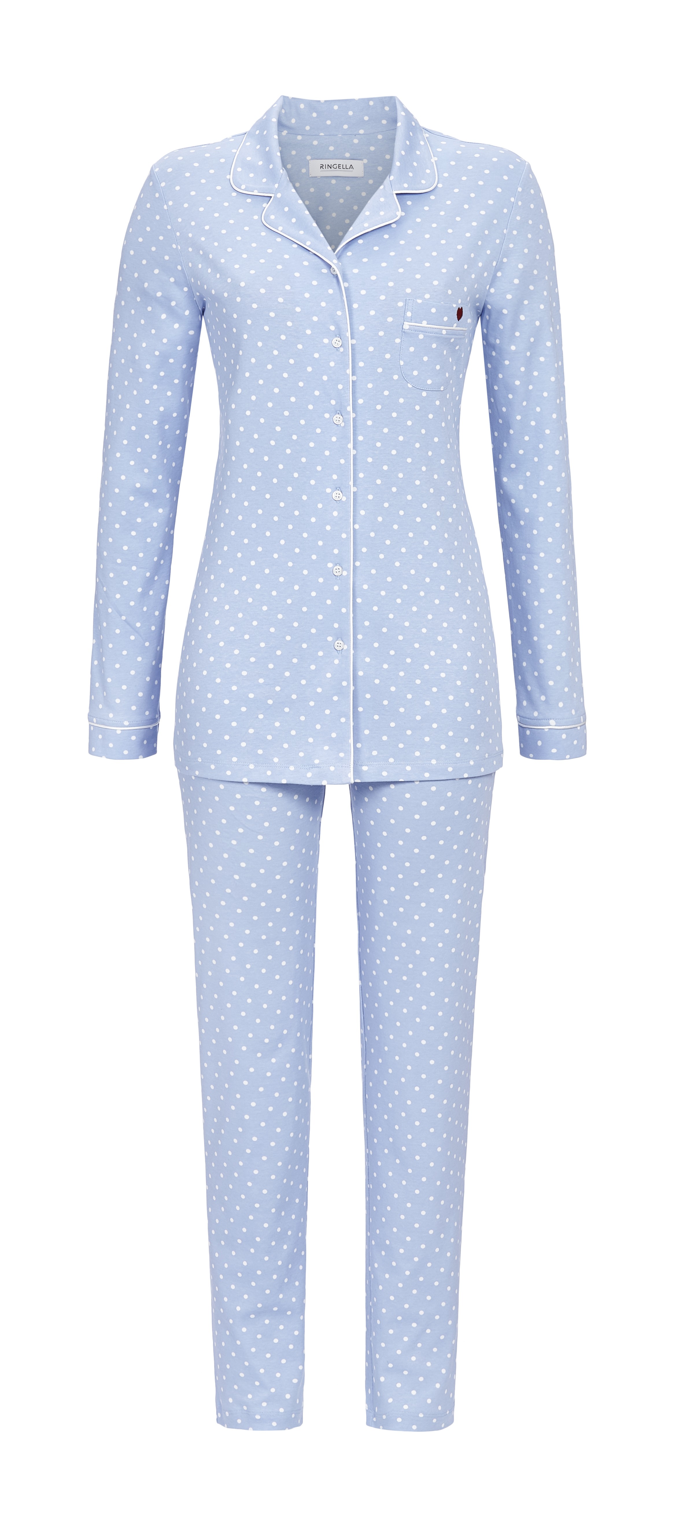 Bild von Pyjama mit durchgehender Knopfleiste