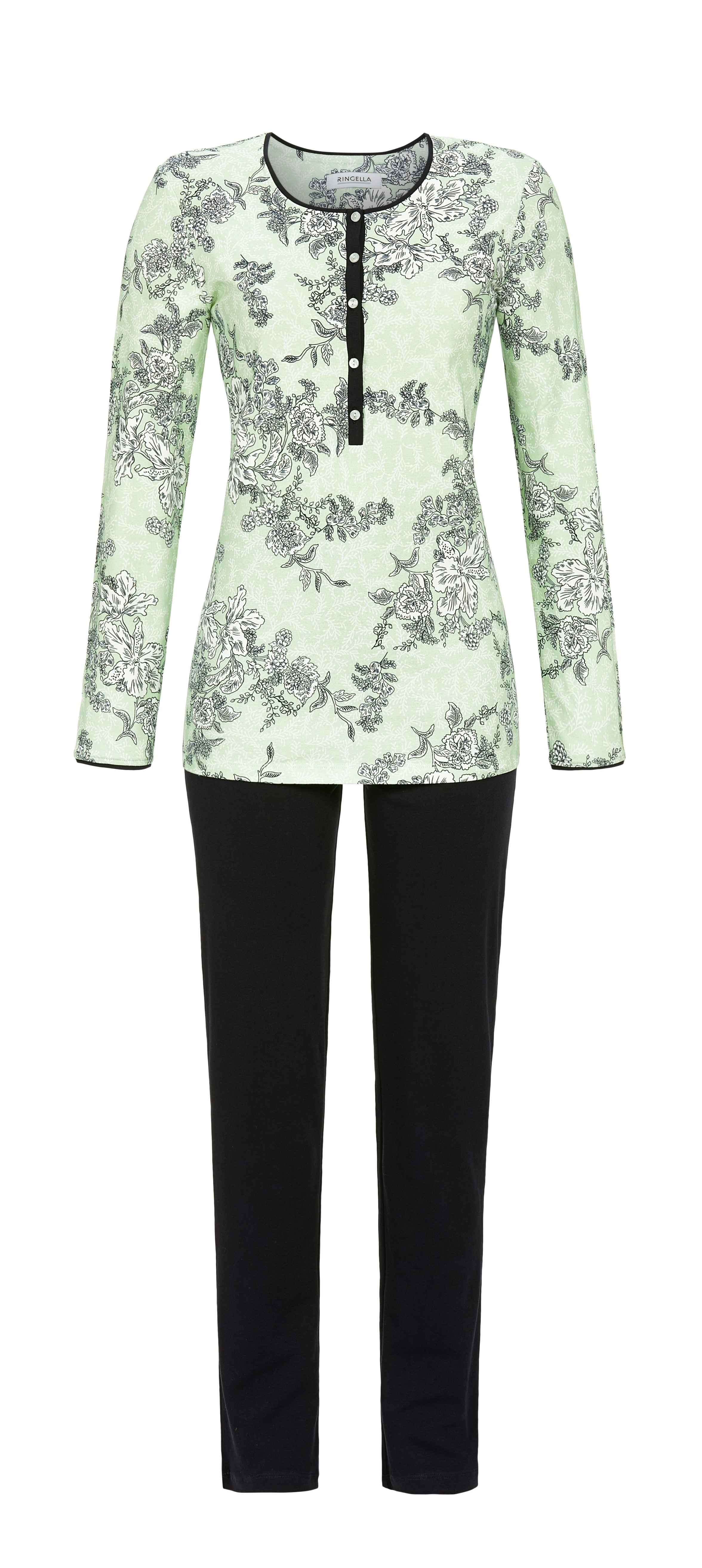 Bild von Pyjama mit Blumenprint