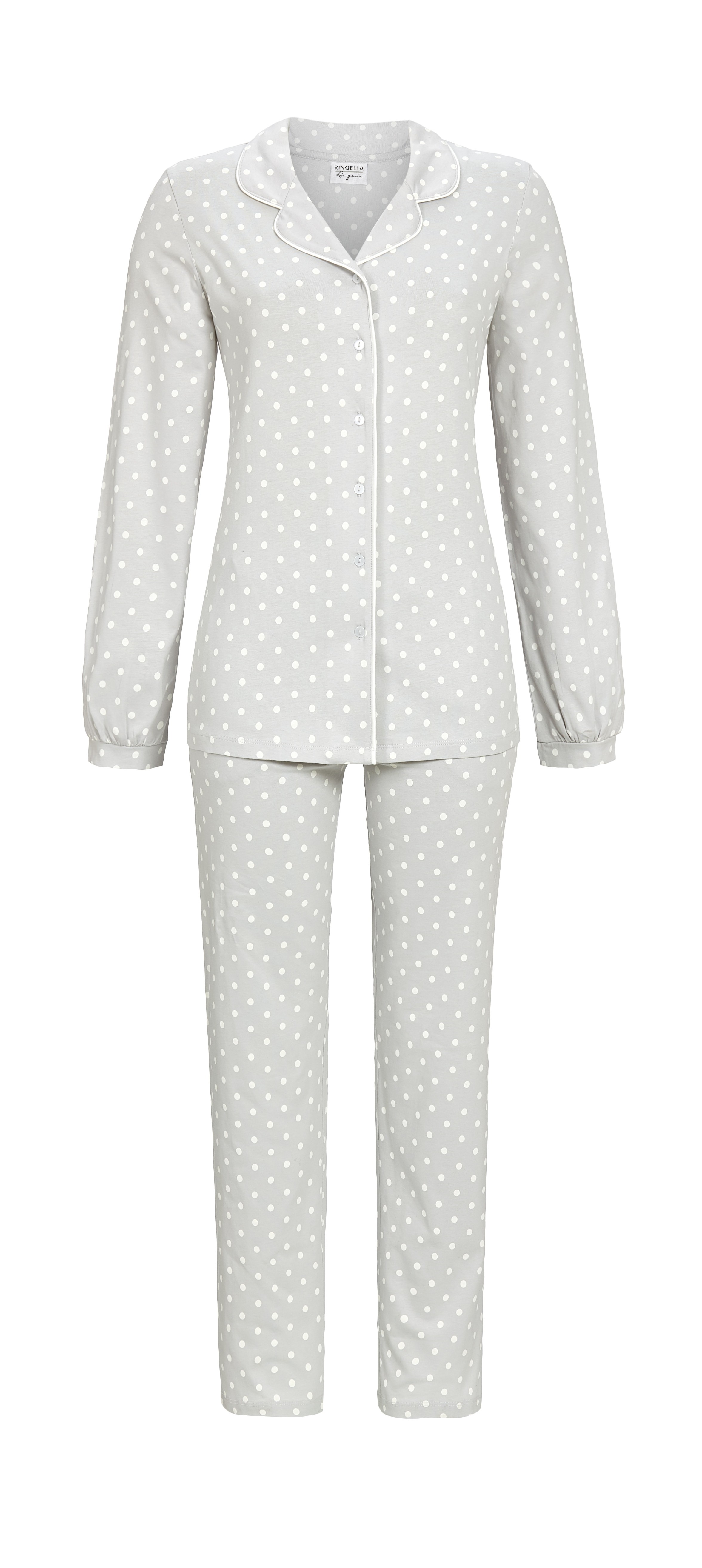 Bild von Pyjama mit durchgeknöpftem Oberteil
