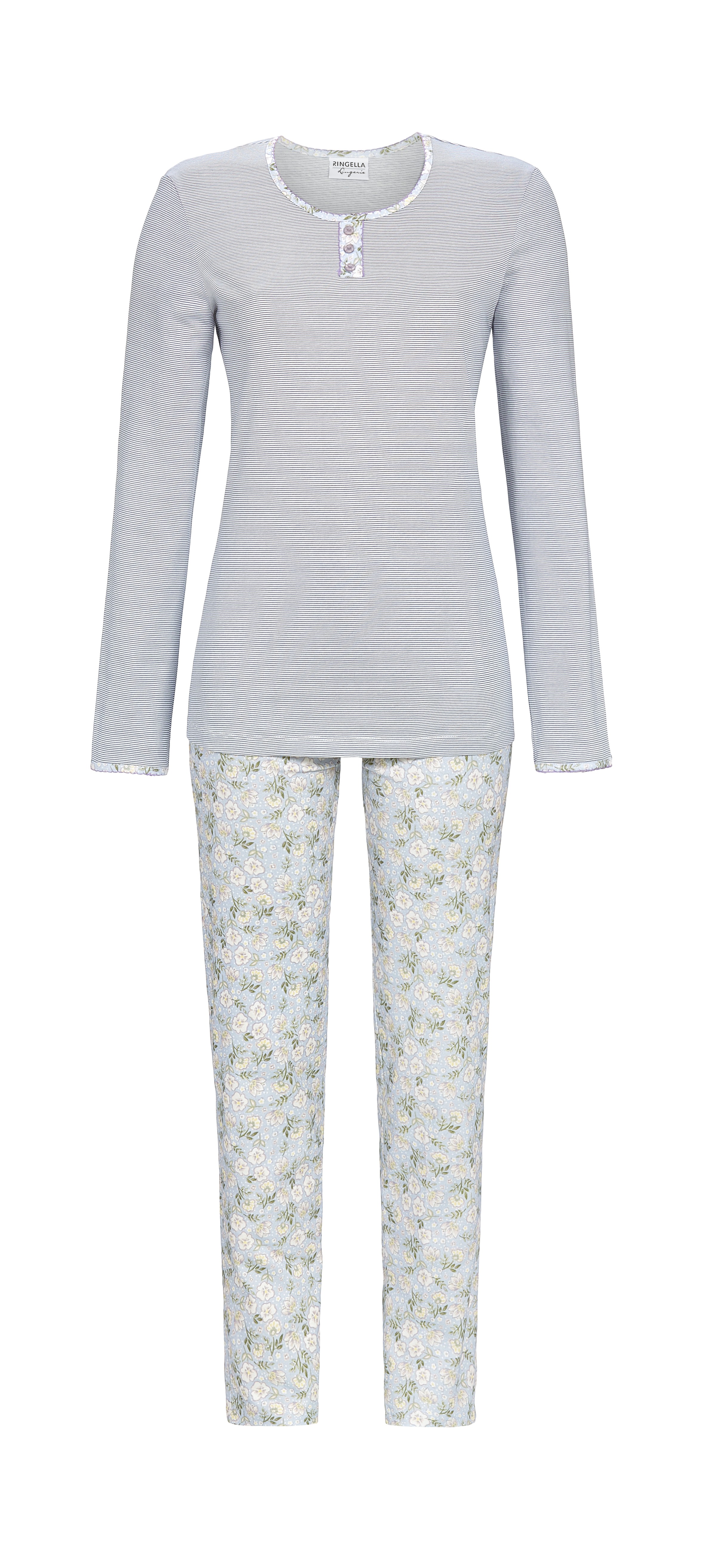 Bild von Pyjama mit Zierknopfleiste