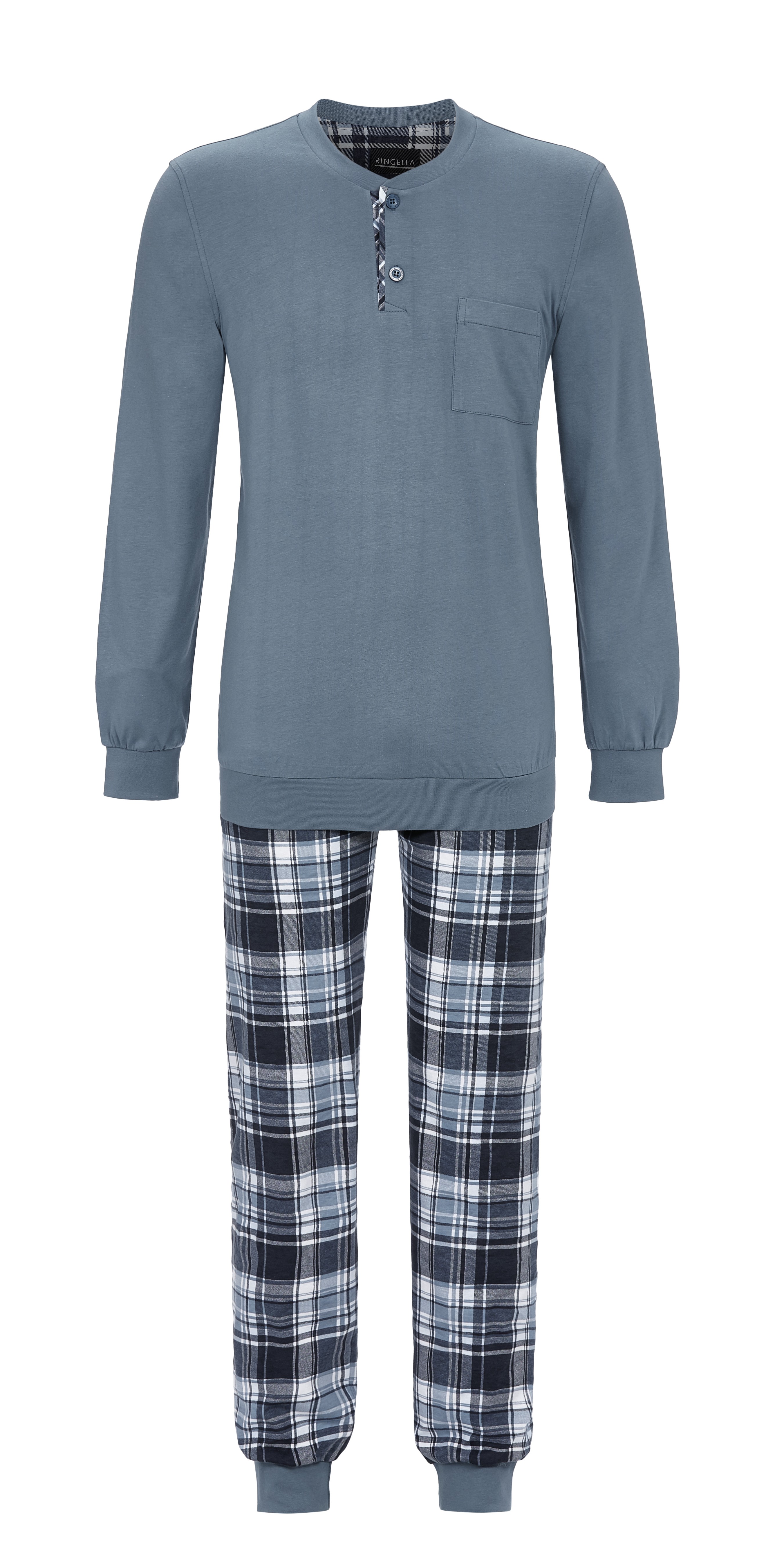 Bild von Pyjama mit Strickbündchen
