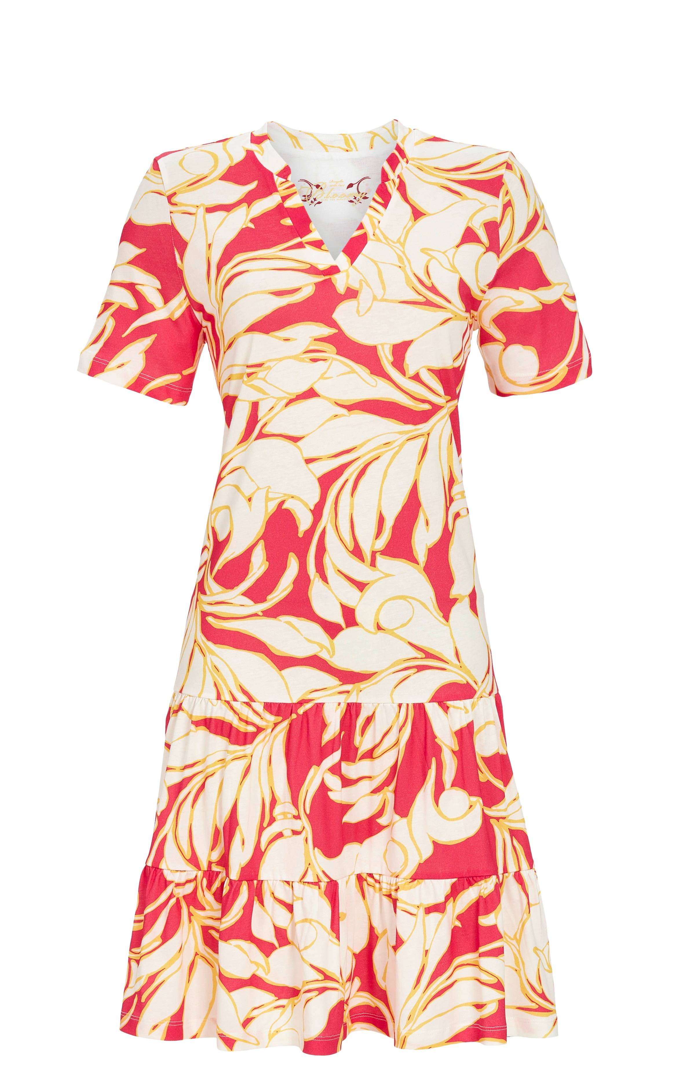 Bild von Ringella Sommerkleid mit V-Ausschnitt und Stufen-Volants