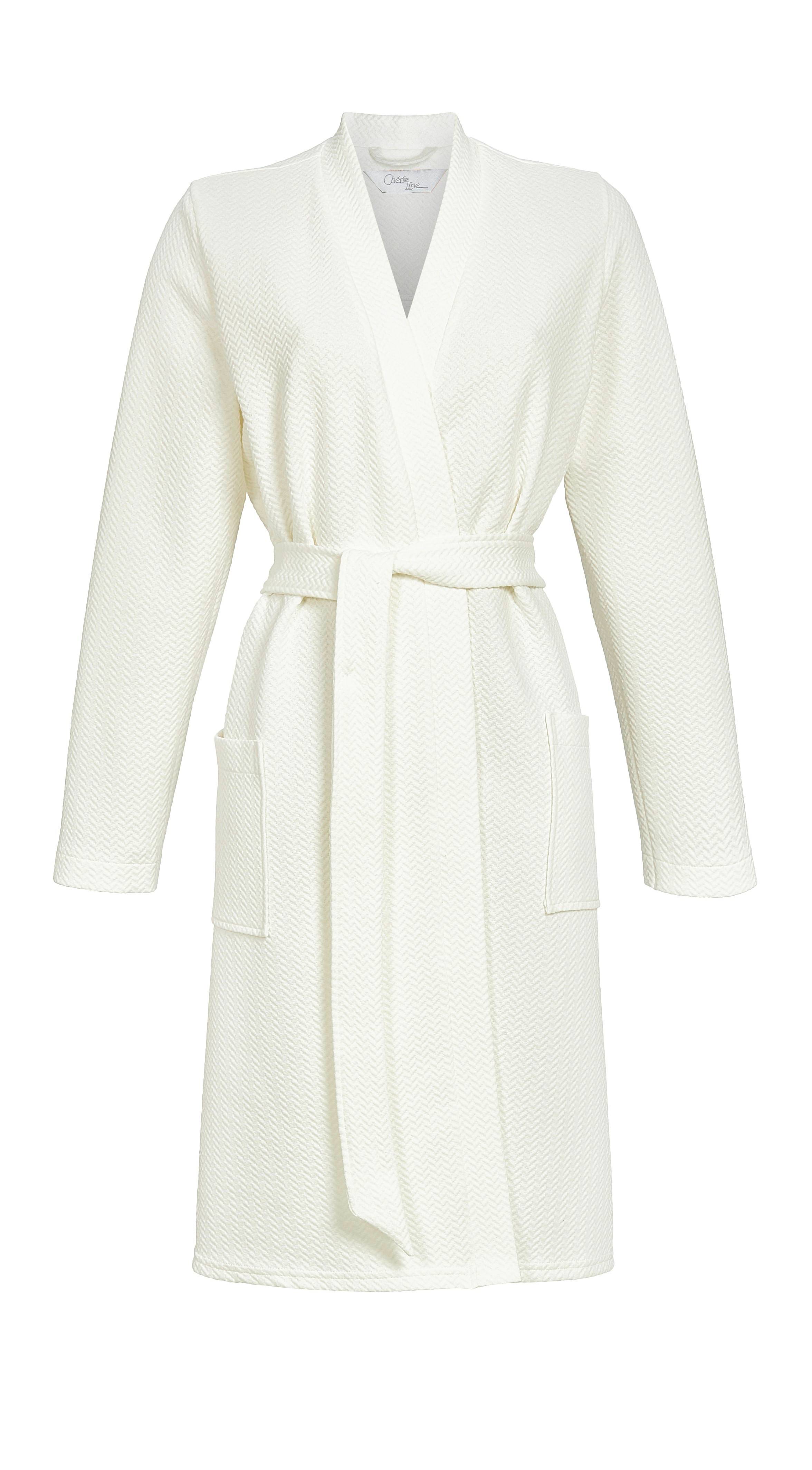 Bild von Morgenmantel aus Jacquard-Jersey