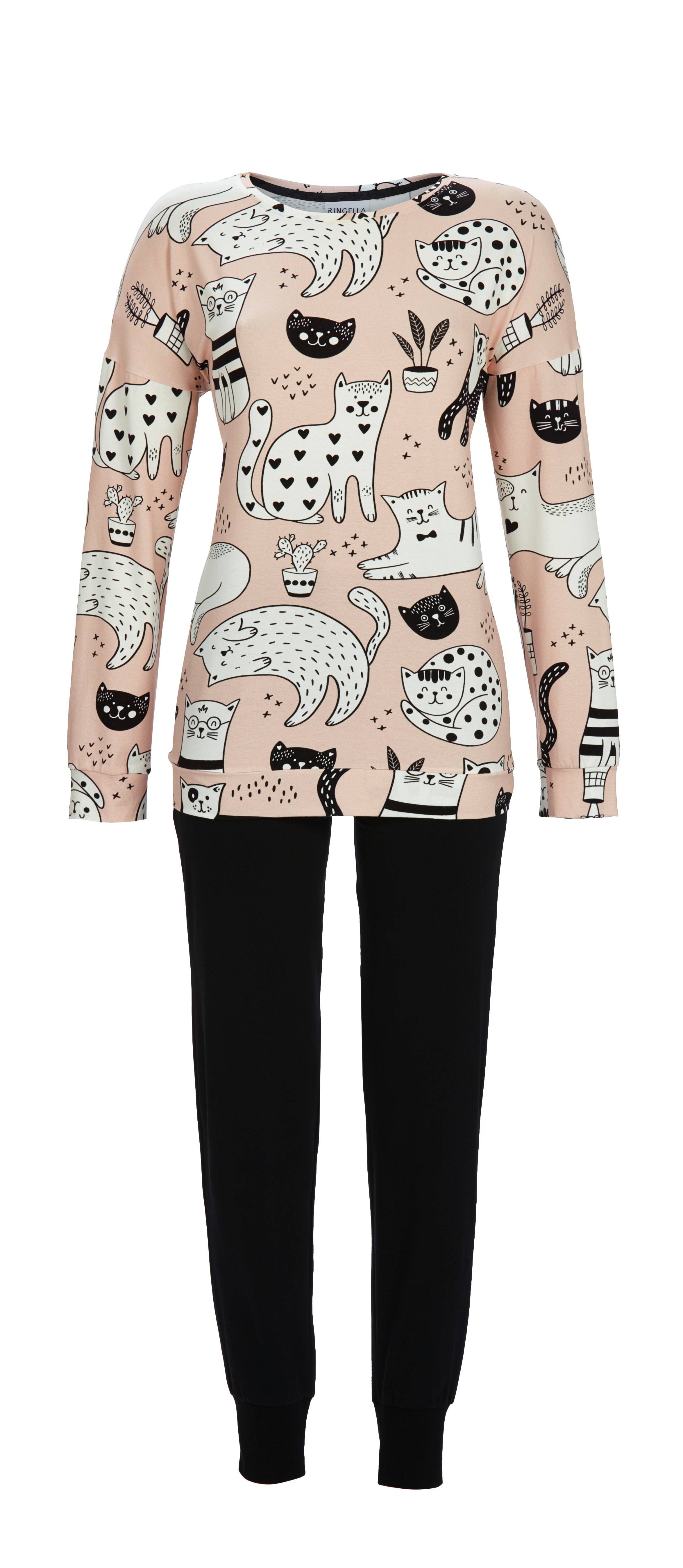 Bild von Pyjama mit Katzendessin