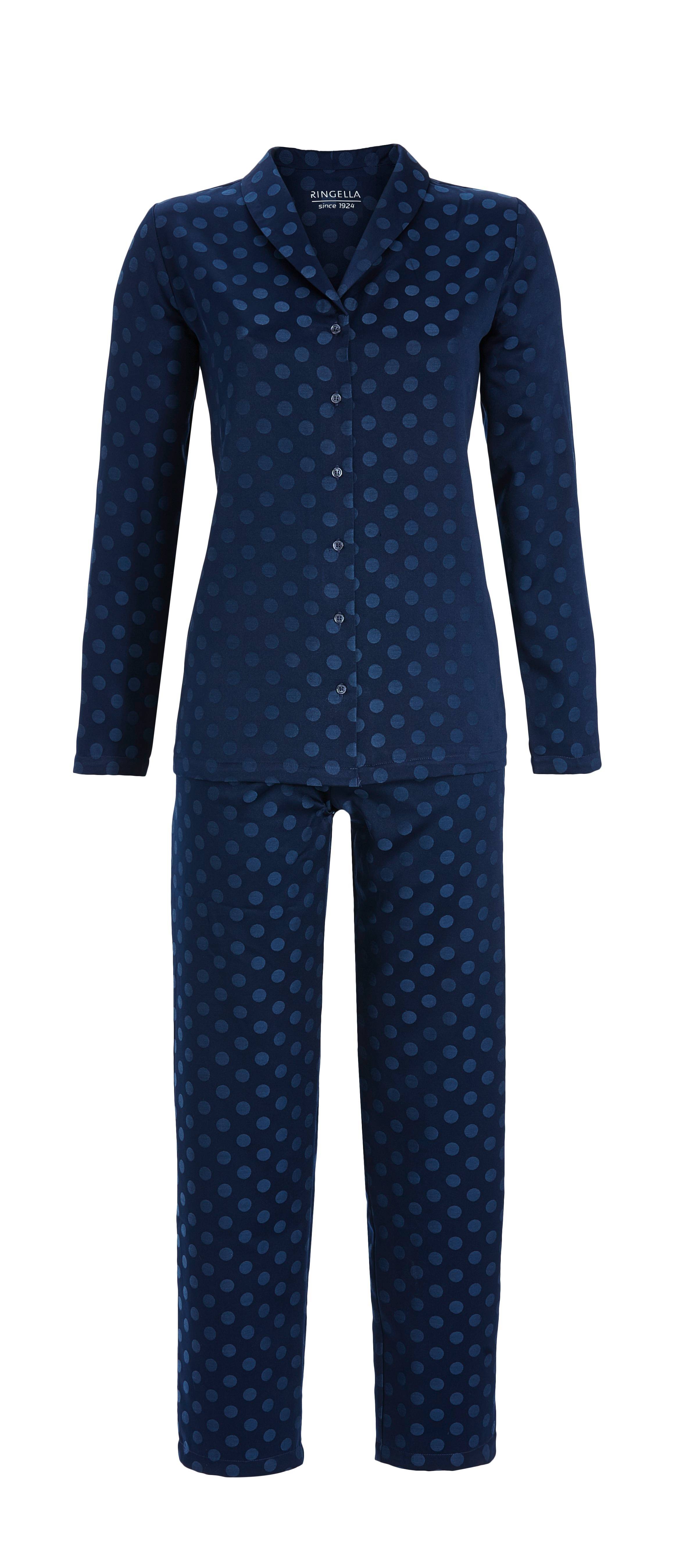Bild von Pyjama mit Punktdessin aus Satin