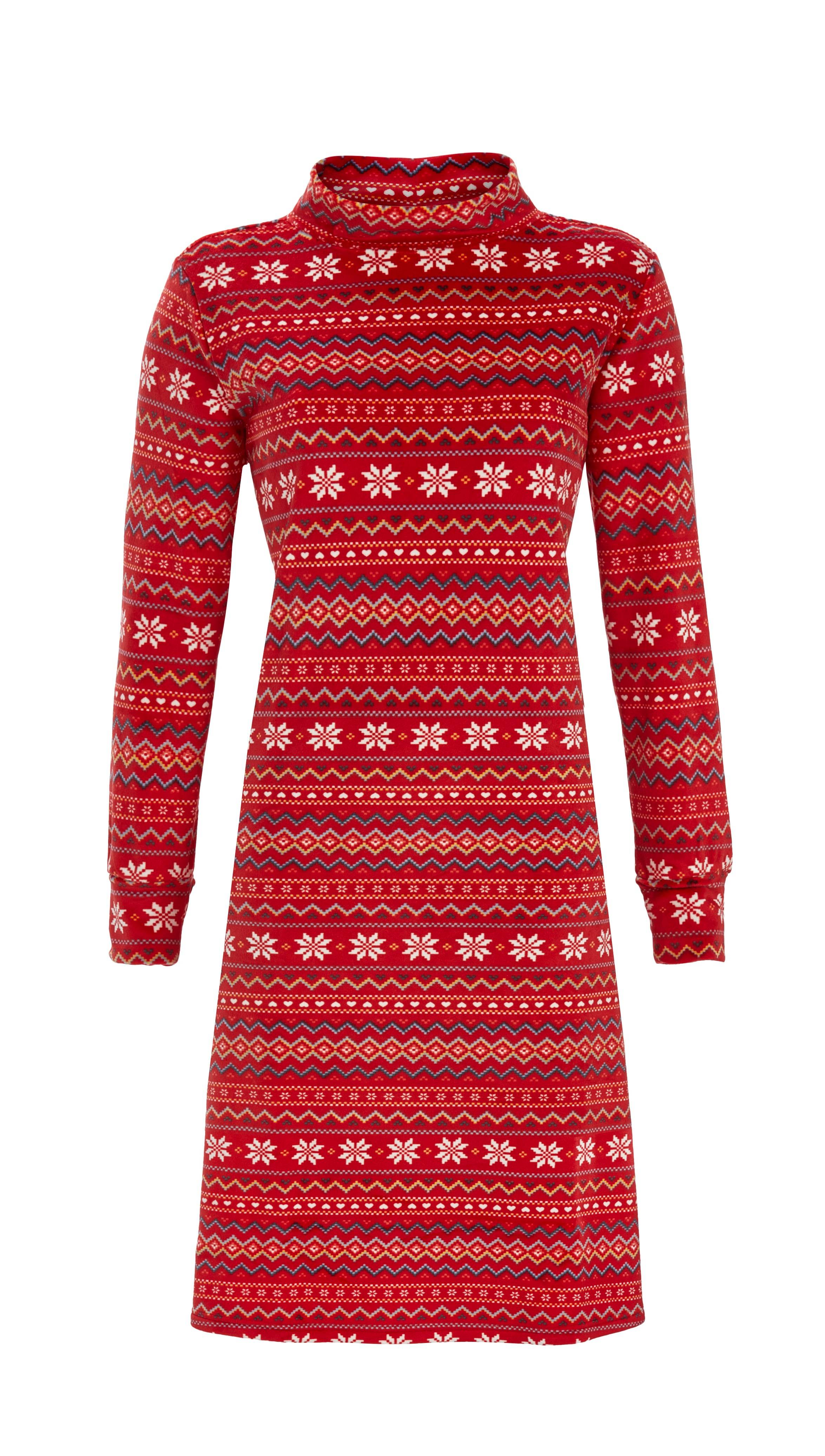 Bild von Hauskleid mit Stehkragen