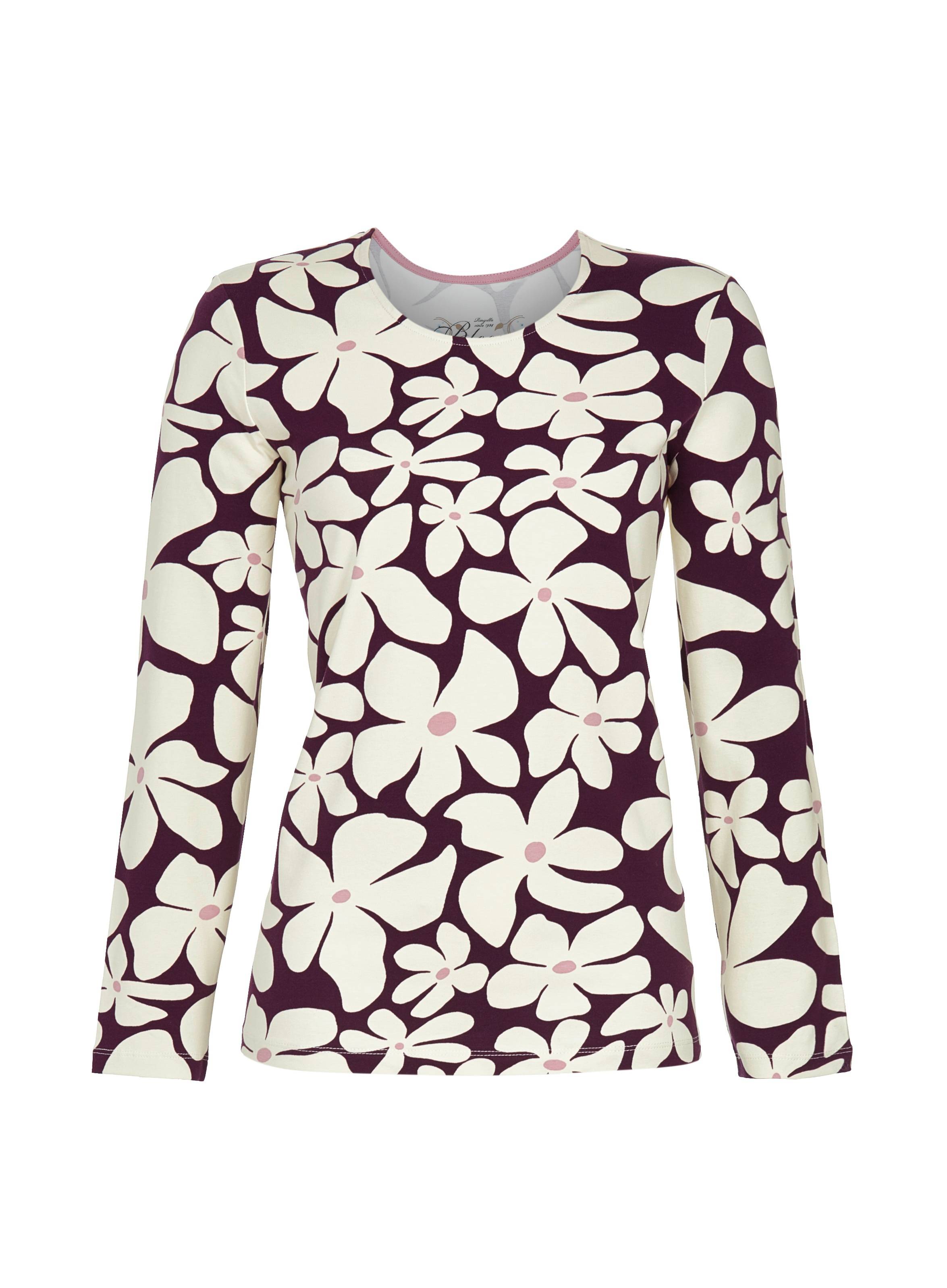 Bild von T-Shirt mit abstrahiertem Blumenprint