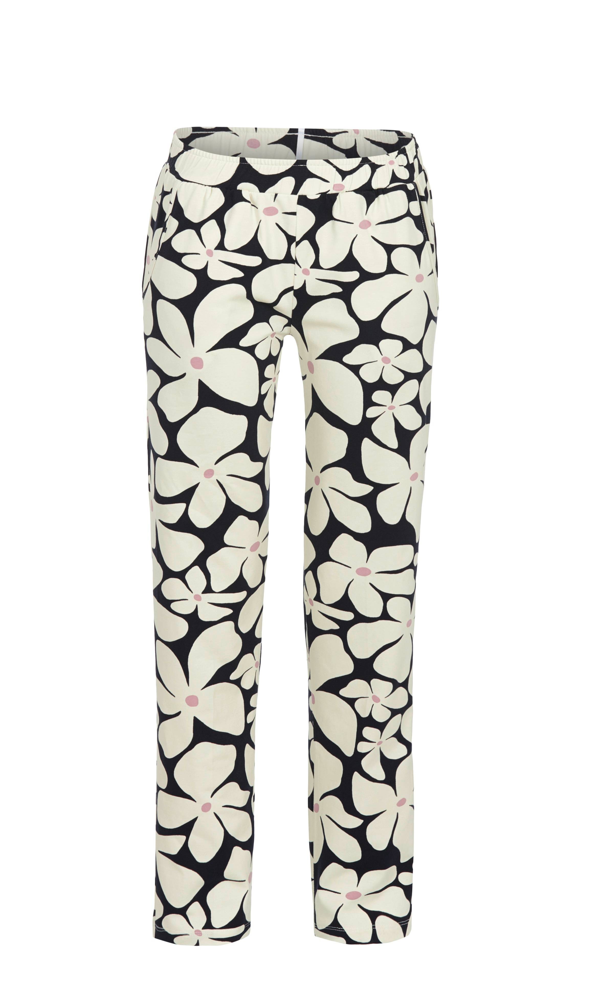 Bild von Lange Hose mit abstrahiertem Blumenprint