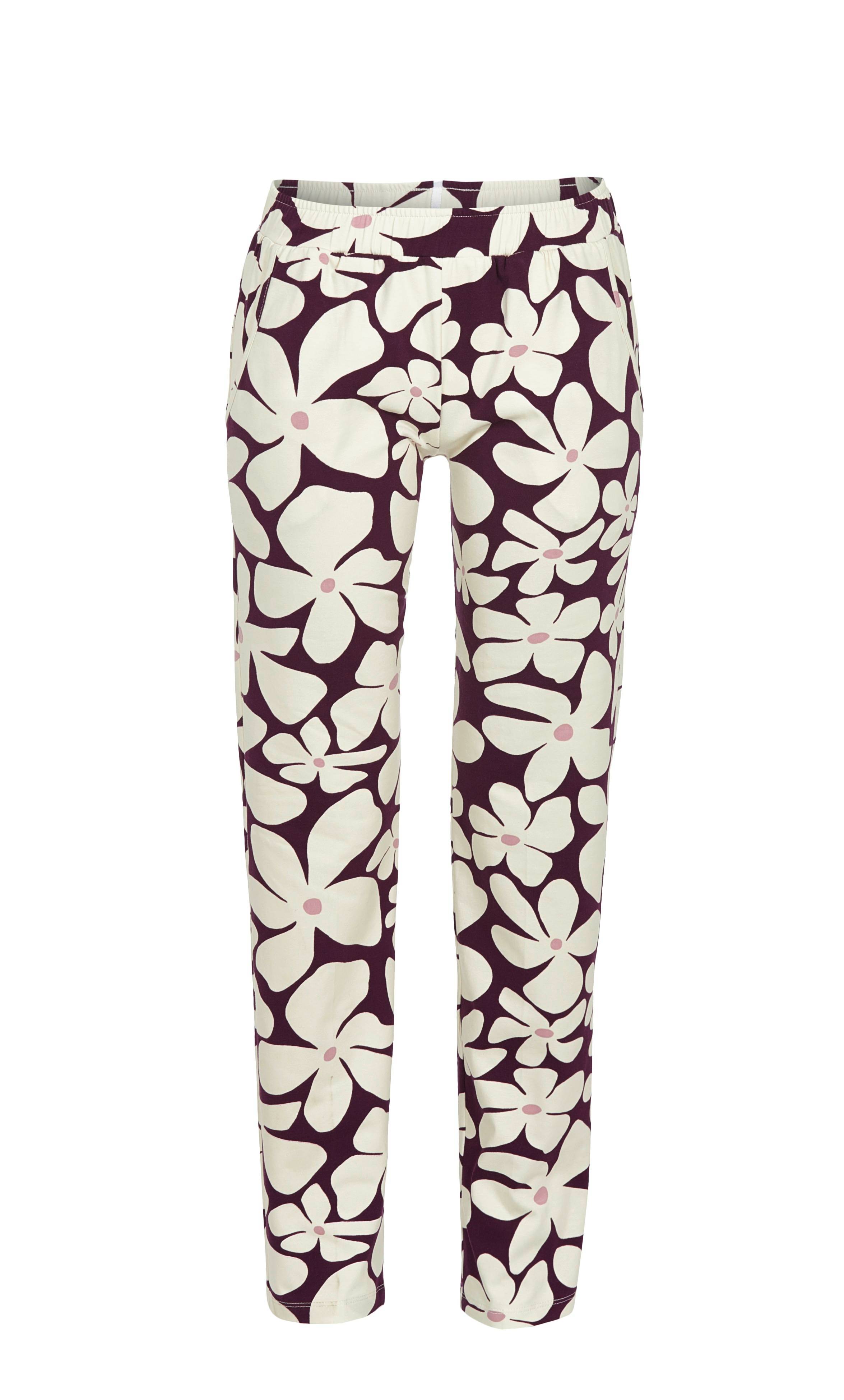 Bild von Lange Hose mit abstrahiertem Blumenprint