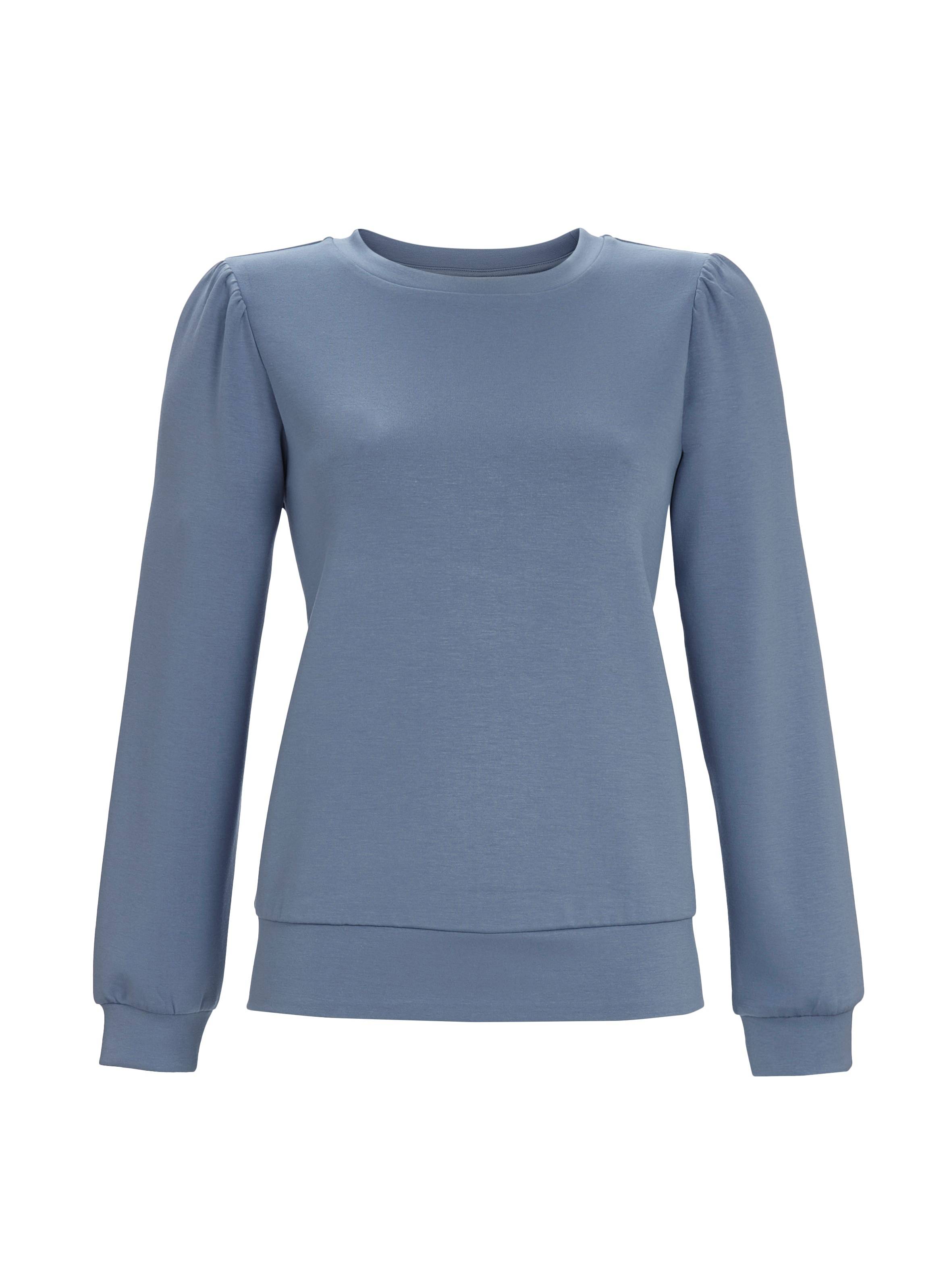 Bild von Pullover mit leichten Kräuselärmeln