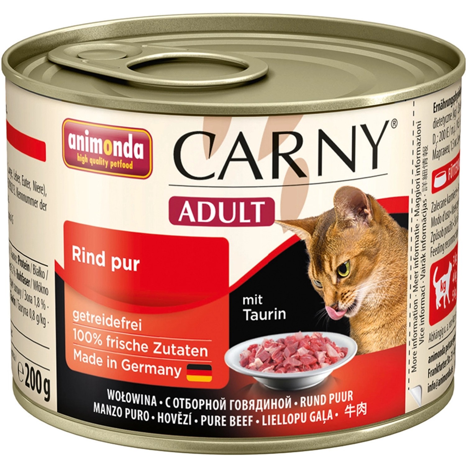 Bild von Carny Katzen-Nassfutter Adult Rind Pur 200 g