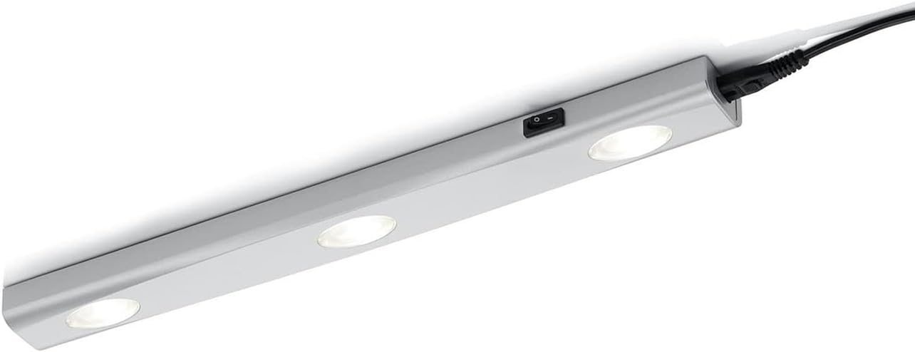 Bild von Trio Leuchten LED Wandleuchte Aragon 273170387, Kunststoff weiß, 3x 1 Watt