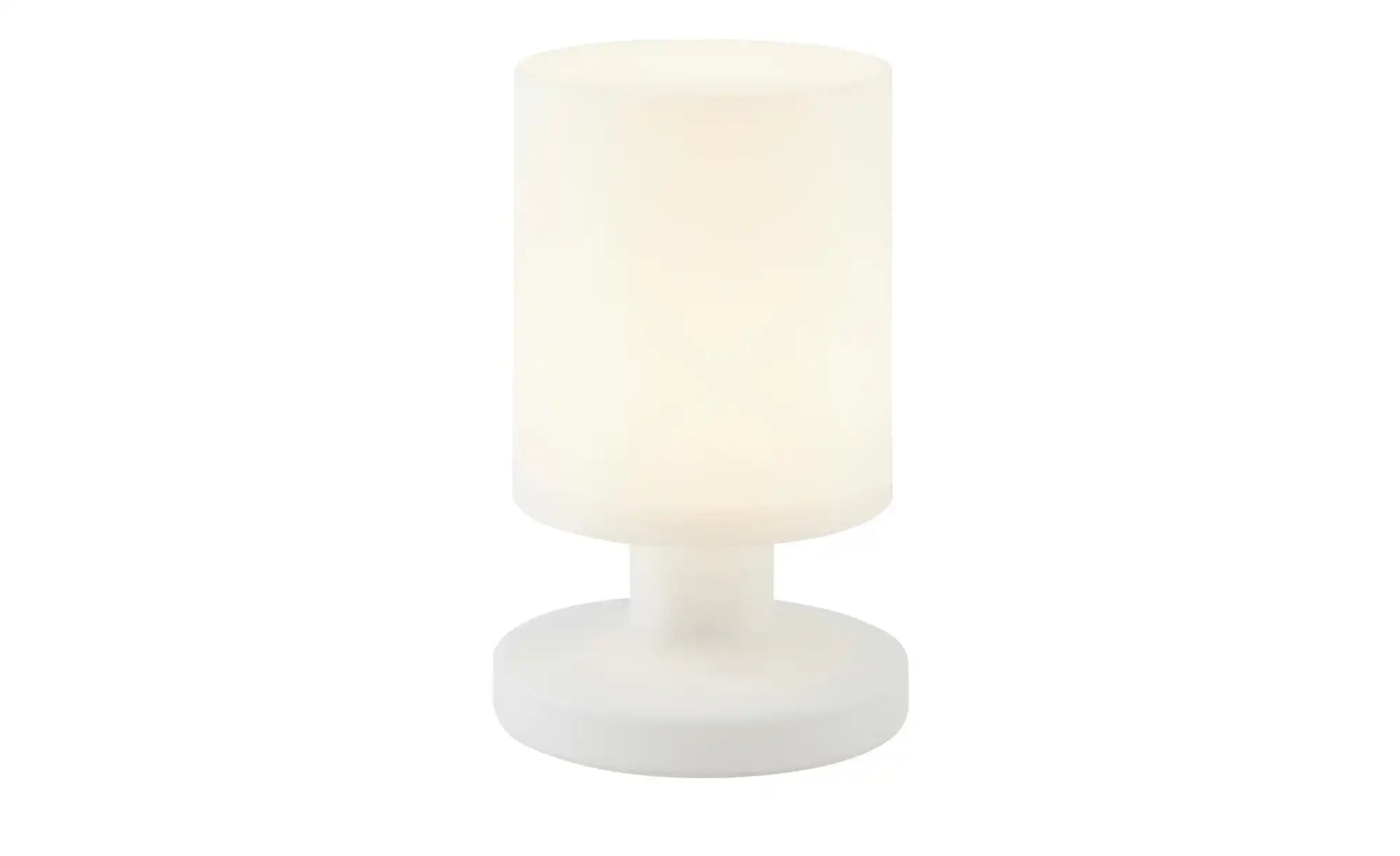 Bild von Reality Leuchten LED Außen-Tischleuchte BORA, Weiß, Kunststoff, Höhe 20 cm, LED fest integriert, Warmweiß, Tischlampe