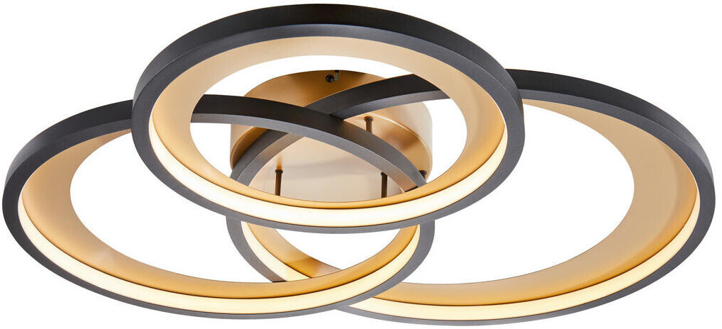 Bild von Design Deckenleuchte schwarz inkl. LED 3-stufig dimmbar - Joran