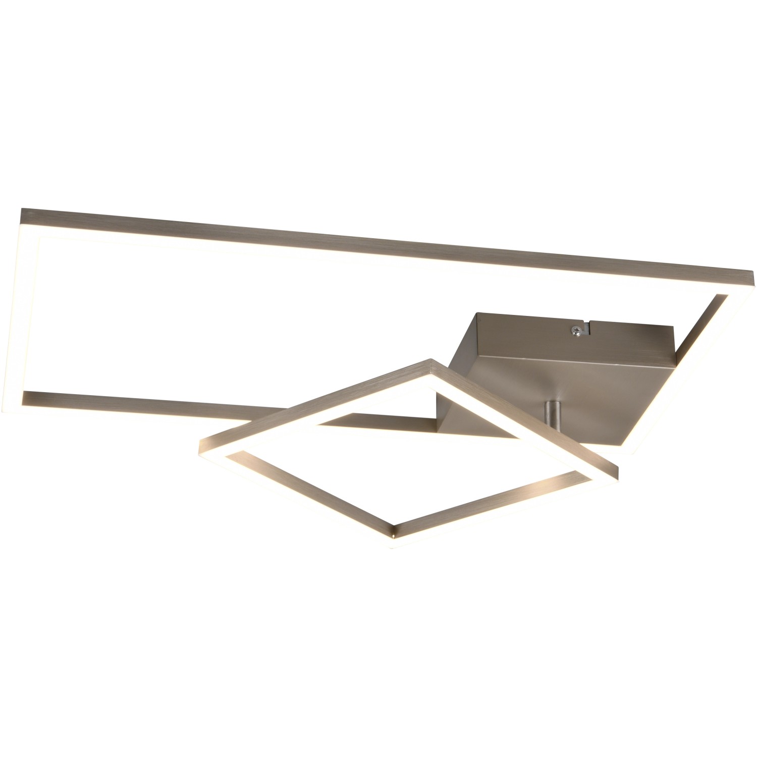 Bild von Trio LED Deckenleuchte PADELLA Silber - schwenkbar dimmbar 63cm breit