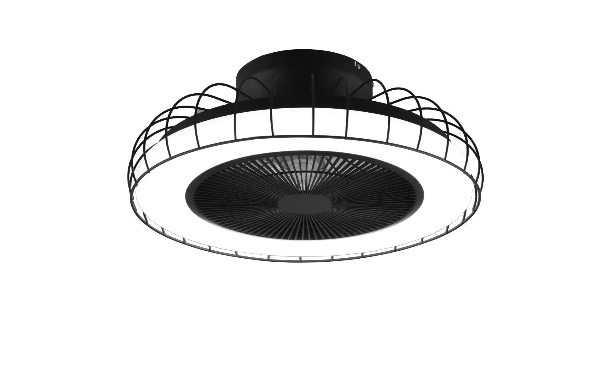 Bild von TRIO Leuchten LED Deckenleuchte Sandfjord Deckenventilator, CCT - über Fernbedienung, Dimmfunktion, Leuchtdauer einstellbar, Memoryfunktion, Nachtlichtfunktion, Smart Home, Timerfunktion, Ventilatorfunktion, mehrere Helligkeitsstufen, LED fest integriert, warmweiß - kaltweiß, Deckenlampe, Ventilator 3 Stufen,WiZ Smart Home,Lichtfarbe einstellbar