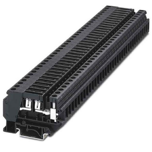 Bild von Phoenix Contact Sicherung modulare Klemmenleiste, Elektronikkabel + Stecker, Schwarz