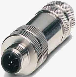 Bild von Phoenix Contact 1693416 Sensor-/Aktor-Steckverbinder, unkonfektioniert M12 Stecker, gerade Polzahl S