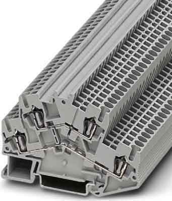 Bild von Phoenix Contact STTBS 2,5 3038464 Durchgangsreihenklemme Polzahl (num): 4 0.08mm² 2.5mm² Grau 50St.