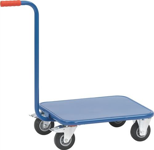 Bild von Griffroller L600xB500mm Stahlblechplattform, brillantblau Gesamt-Trgf.250kg