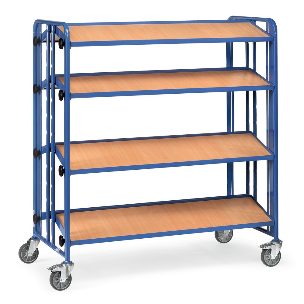 Bild von Fetra 2891 Etagenwagen Stahl pulverbeschichtet Traglast (max.): 300kg Brillantblau (RAL 5007)