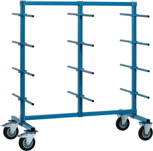 Bild von Fetra 4625 Tragarmwagen Stahl pulverbeschichtet Traglast (max.): 500kg Bereifung=Vollgummi