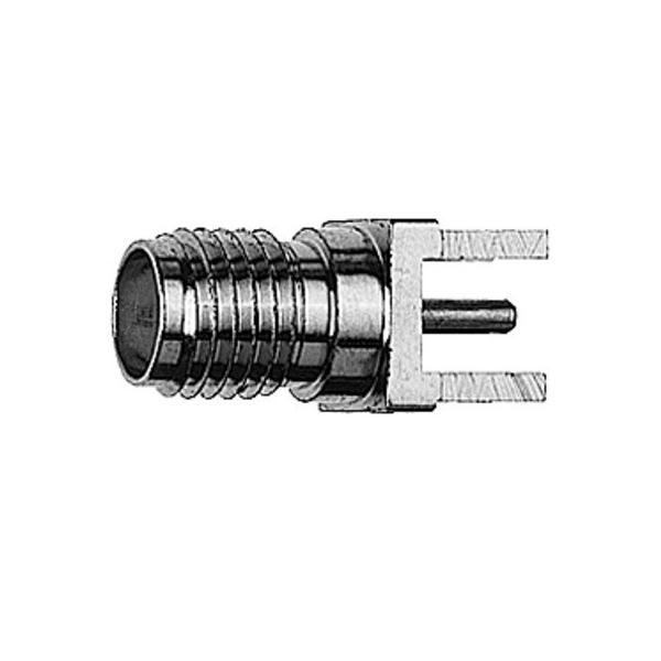 Bild von Telegärtner SMA-Buchse Buchse für gedruckte Schaltungen, Z79, Gold (Standard), Elektronikkabel + Stecker, Gold