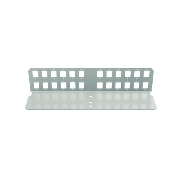 Bild von Telegärtner LWL-Verteilerplatte 12 LC-D, Z99 für Spleissbox IP66 M, Server Zubehör, Silber