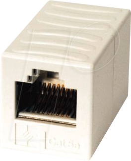 Bild von Telegärtner AMJ-Module - Netzwerkkoppler - RJ-45/RJ-11/RJ-12 (W) bis RJ-45/RJ-11/RJ-12 (W) - 3.3 cm - abgeschirmt - CAT 5e - Alpine White