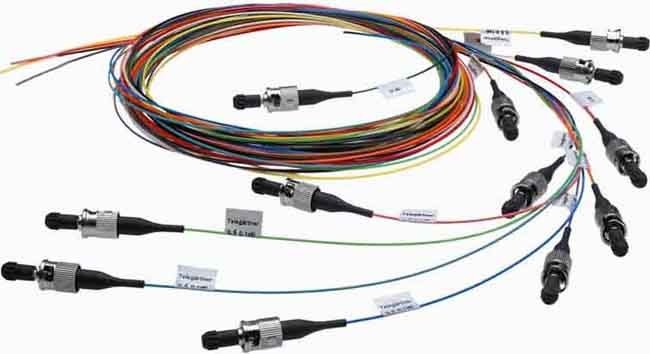 Bild von Telegärtner - Anschlussleitung, Lötfahne - ST multi-mode (M) - 2,0m - Glasfaser - 50/125 Mikrometer - OM2 (L00819A0066)