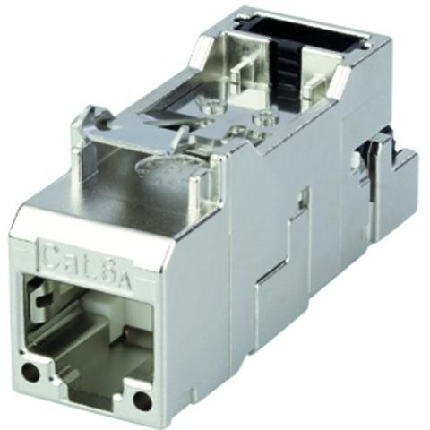 Bild von Telegärtner J00029A4001 - RJ45/11/12 - Metallisch - RoHS - 14,8 mm - 44,1 mm - 2, Netzwerk Zubehör