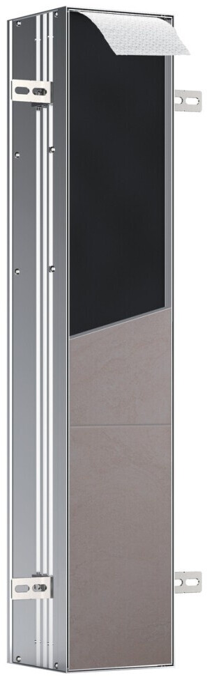Bild von Emco asis module plus, WC-Modul - Unterputz, H:658mm,Fach für WC-Papier, integrierter Toilettenbürstengarnitur, Türanschlag rechts, Papierentnahme seitlich