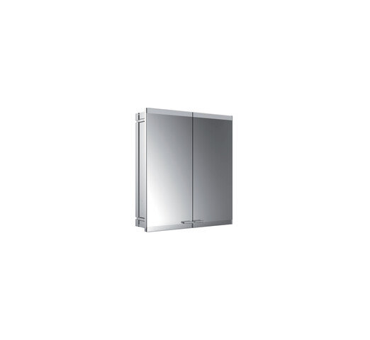 Bild von Emco asis evo Lichtspiegelschrank, Unterputzmodell, 2 Türen, 600 mm, Ausführung: mit light system, ohne Spiegelheizung