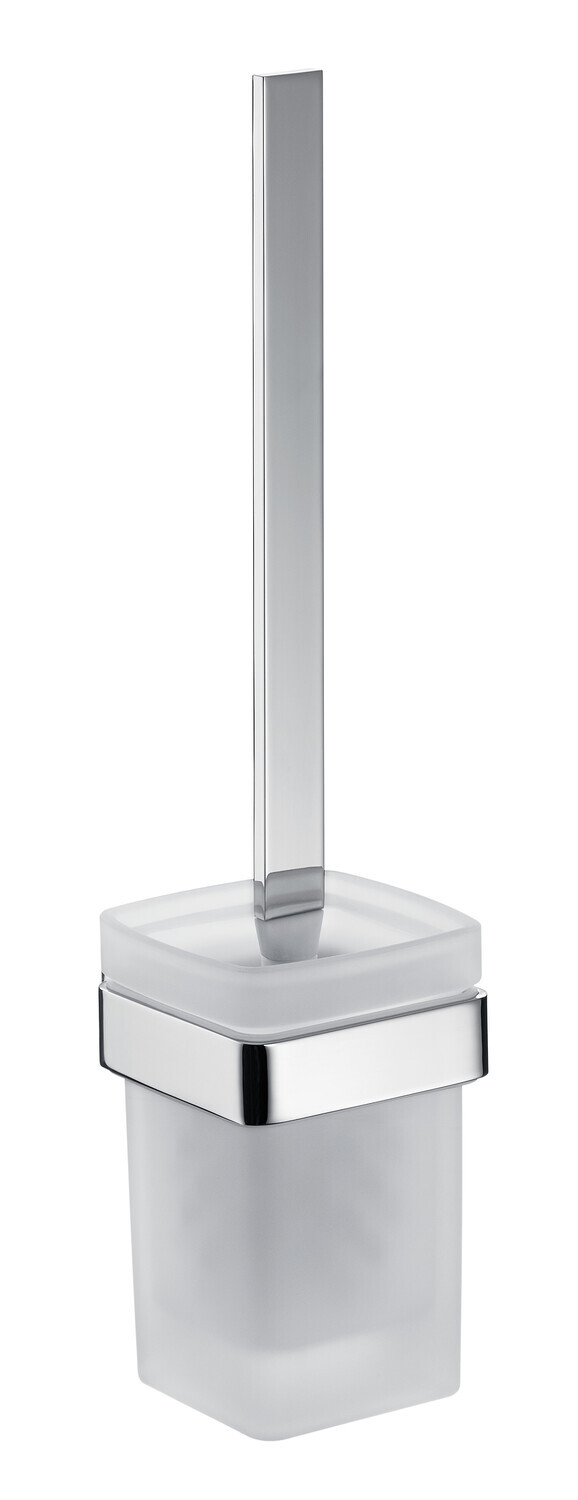 Bild von emco Loft Bürstengarnitur, Glas satiniert, Bürste schwarz, chrom, 051500101 051500101