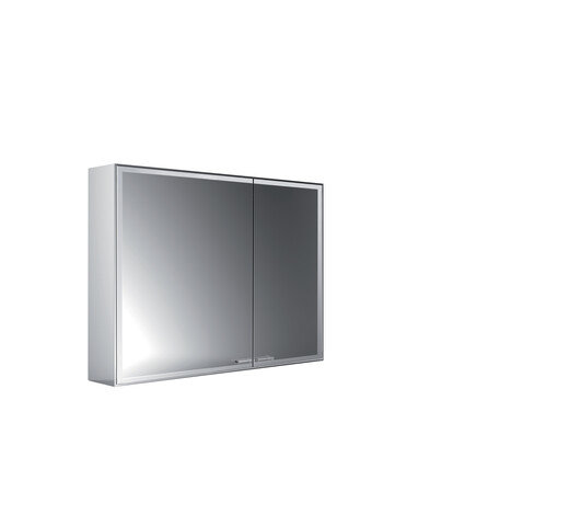 Bild von Emco asis prestige 2 Lichtspiegelschrank, Aufputzmodell, 888mm, breite Tür links, Ausführung: mit light system