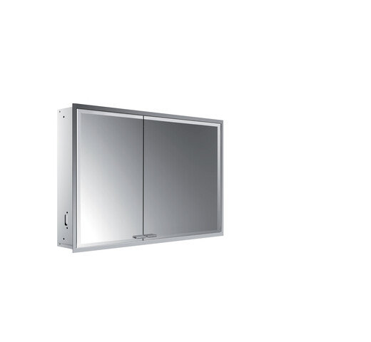 Bild von Emco asis Prestige 2 Lichtspiegelschrank, Unterputzmodell, 1015mm, breite Tür rechts, Ausführung: ohne Light System
