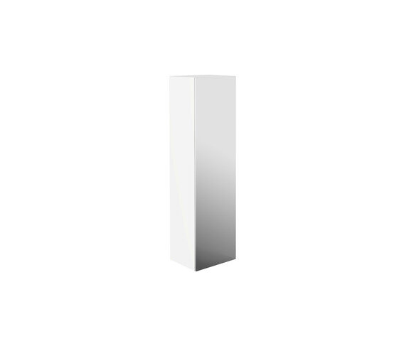 Bild von Emco evo Hochschrank, 1500mm, Doppelspiegeltür, Tip-on Beschlag, 4 Glasablagen, LED-Innenraumleuchte, 957950401, Korpus: Weiß Hochglanz