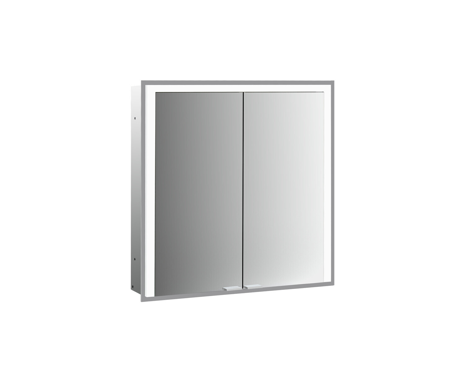 Bild von emco LED-Lichtspiegelschrank prime 3 Unterputz, 800 mm, 2-türig Rückwand verspiegelt, 949717203 949717203
