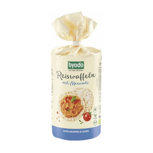 Bild von Reiswaffeln mit Meersalz