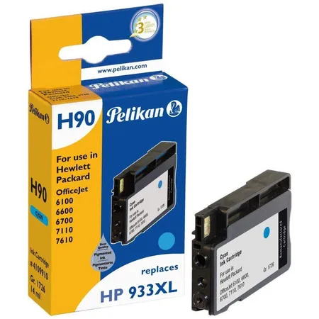 Bild von Pelikan Druckerpatrone H90 ersetzt HP CN054AE, Cyan