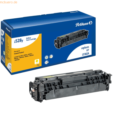Bild von Pelikan Toner ersetzt HP CF382A (passend für Drucker HP CLJ Pro MFP M 476 DN / -DW / -NW)