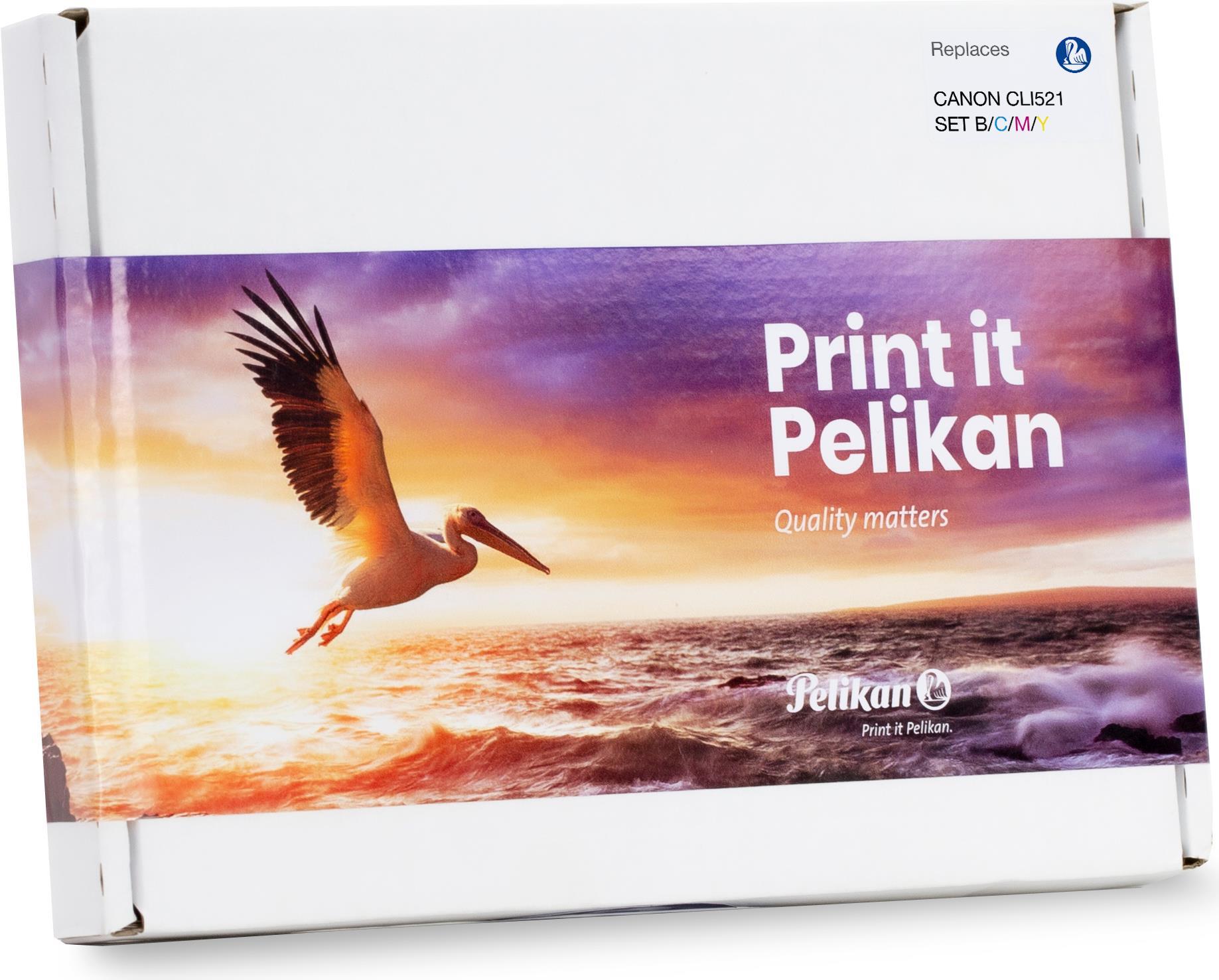 Bild von Pelikan PromoPack P51 4 Stück(e) Kompatibel Schwarz - Cyan - Magenta - Gelb (4950600)