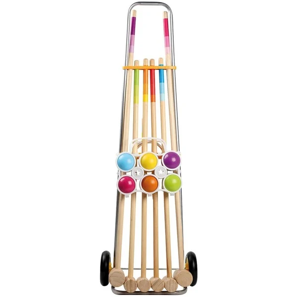 Bild von Outdoor Active Krocketwagen für 6 Spieler, 92 cm - Wie neu