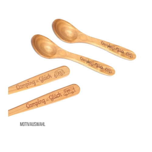 Bild von Städter Löffel Wohnwagen klein, 14 cm – Camping-Glück Löffel klein Wohnwagen 2er Set