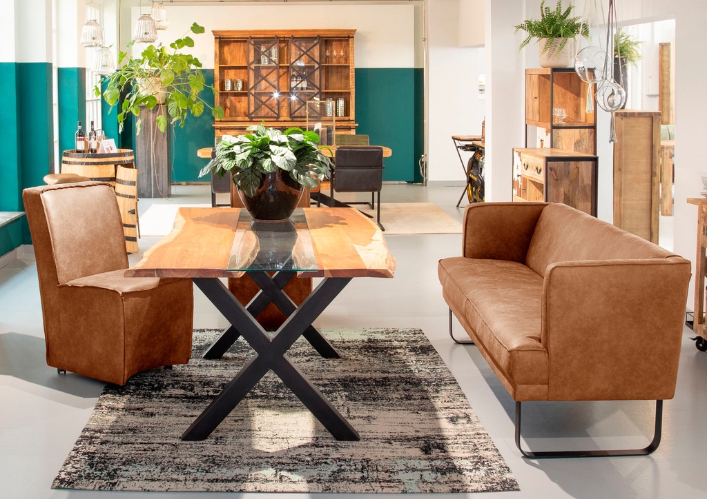 Bild von Gutmann Factory Polsterstuhl "Brown", Microfaser