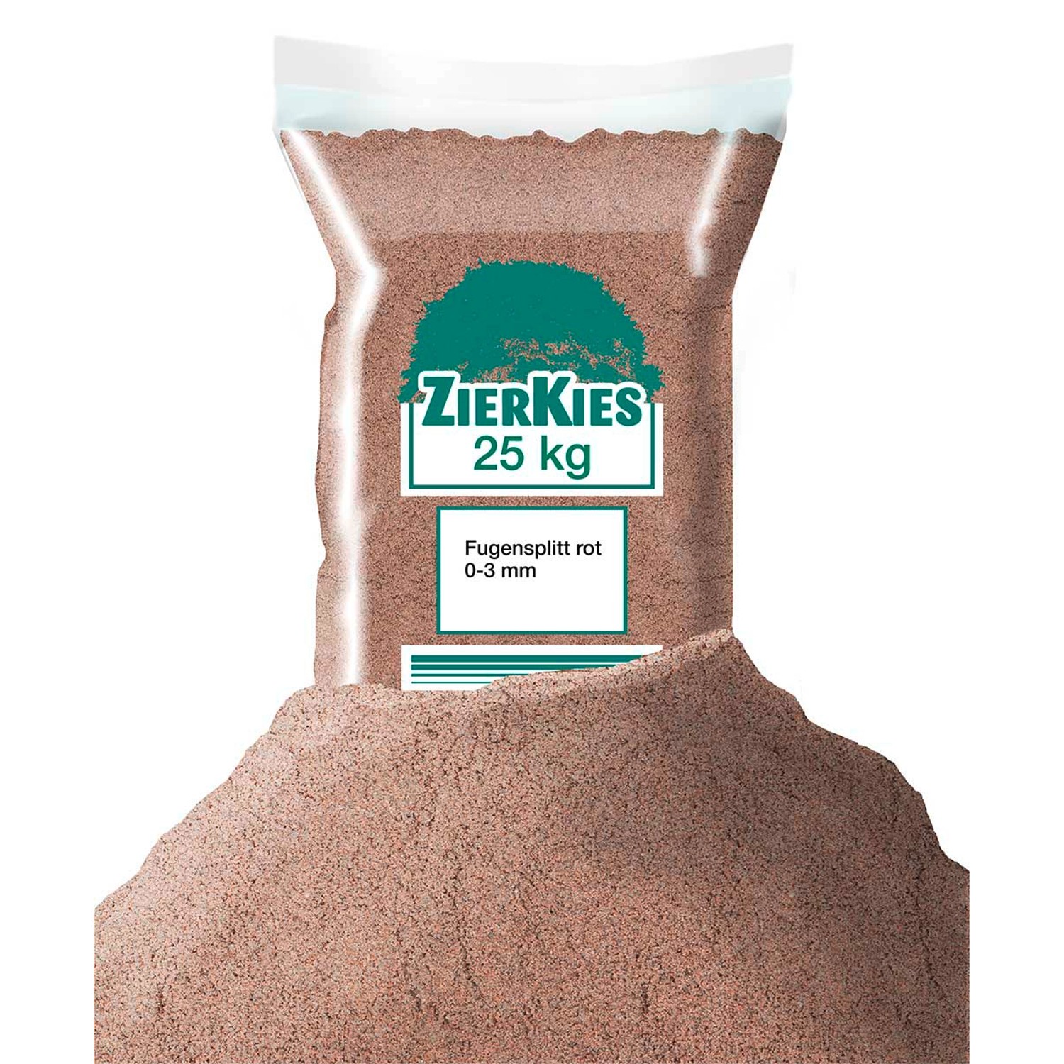 Bild von Fugensplitt 0 mm - 3 mm Rot 25 kg