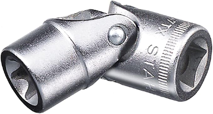 Bild von STAHLWILLE Nr. 47TX Gelenk-Steckschlüsseleinsatz Innen-TORX E10 L.44 mm HPQ®-Hochleistungsstahl, verchromt