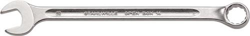 Bild von Ringmaulschlüssel OPEN-BOX, 14 SW 8mm L.145mm Form B CR-A-STA STAHLWILLE