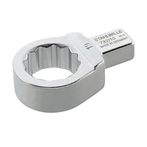 Bild von Stahlwille Ringeinsteckwerkzeug 732/10 19 SW 19mm 9x12mm CR-A-STA 58221019