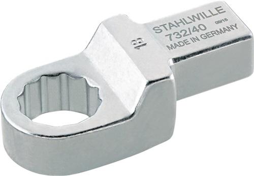 Bild von Stahlwille Ringeinsteckwerkzeug 732/40 18 SW 18mm 14x18mm CR-A-STA 58224018